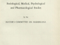 1944 Report by The NY Academy of Medicine for Mayor La Guardia, USA